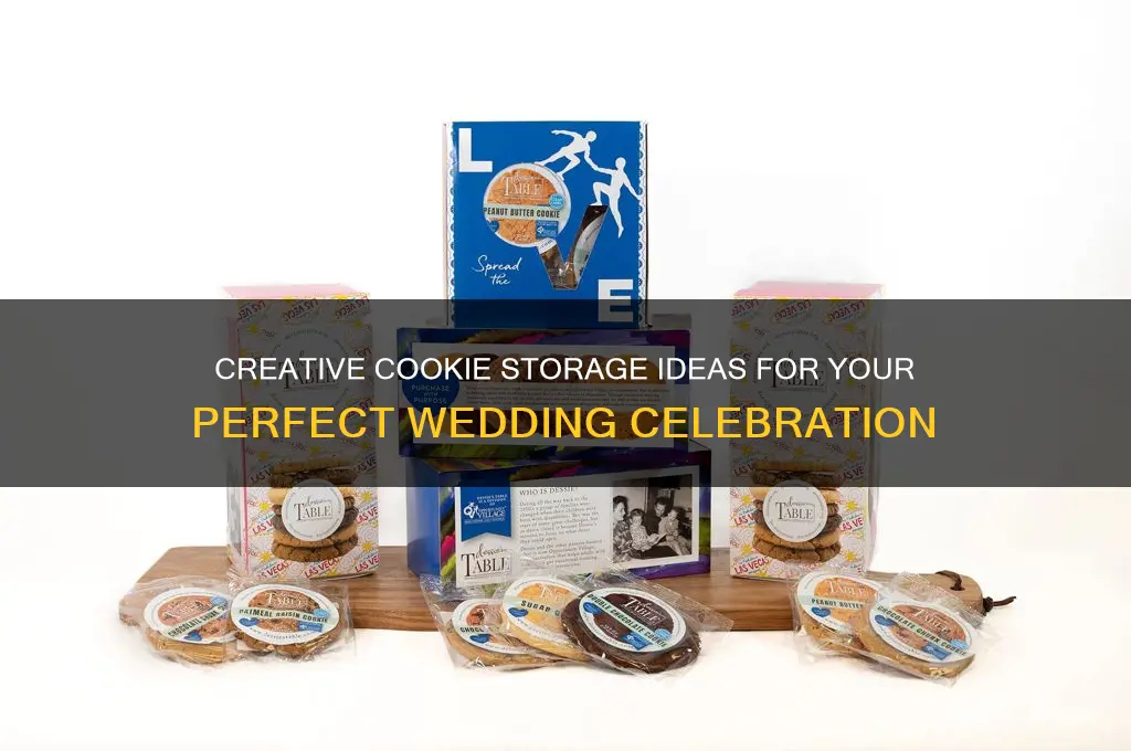 how to store cookies for a wedding
