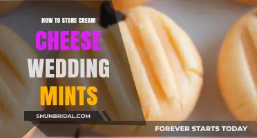 Proper Storage Tips for Cream Cheese Wedding Mints: Keep Them Fresh