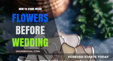 The Best Ways to Store Fresh Flowers Before Your Wedding