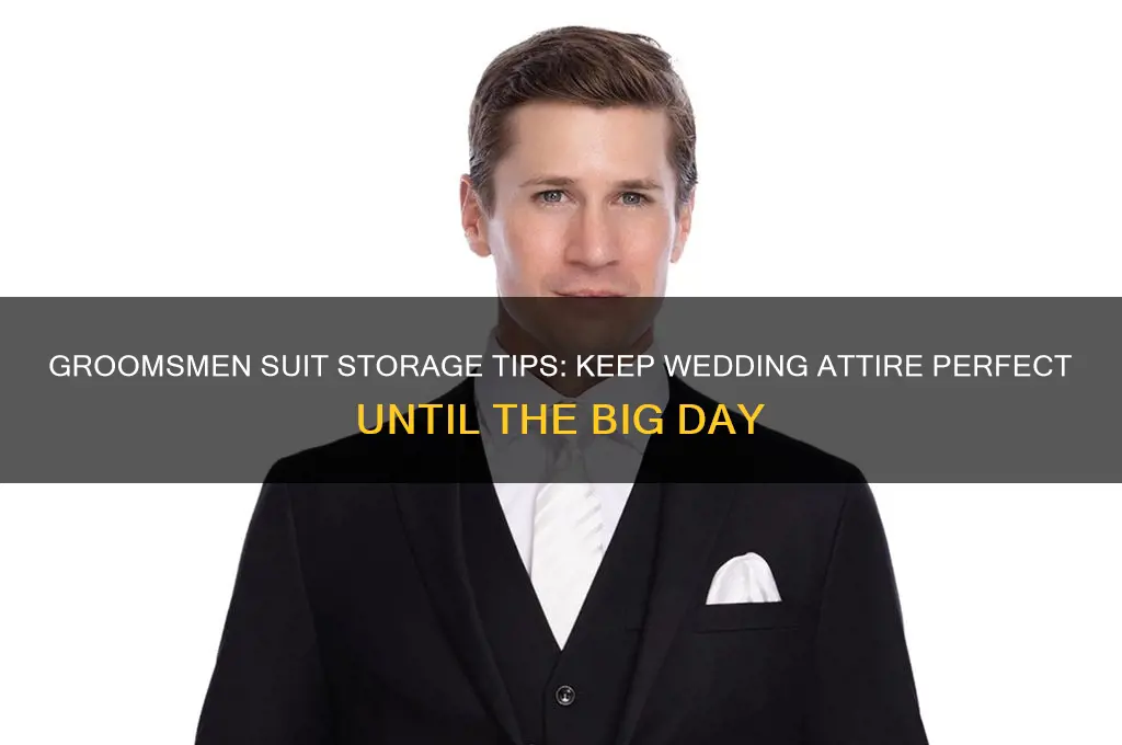 how to store groomsmen suits until the wedding