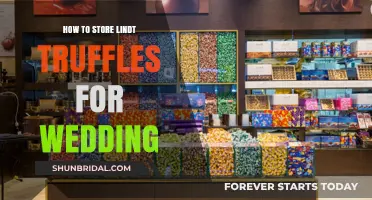 Perfect Lindt Truffle Storage Tips for Your Wedding Day