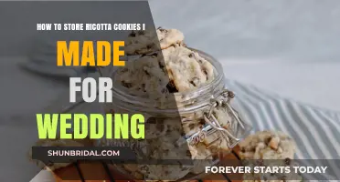 Storing Ricotta Cookies: Tips for Keeping Wedding Treats Fresh and Delicious