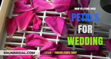 Preserving Rose Petals: A Guide to Storing Wedding Petals Perfectly