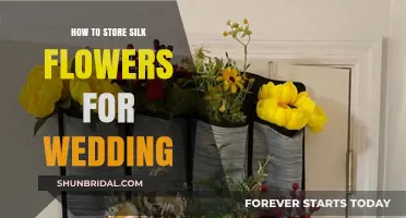 The Best Way to Store Silk Wedding Flowers