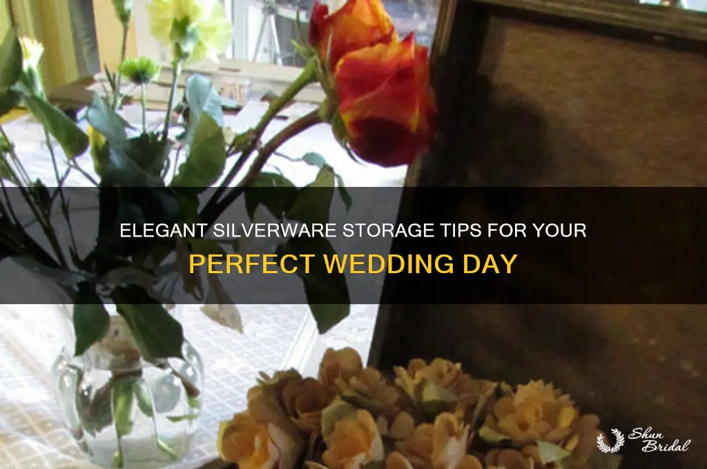 how to store silverware at your wedding