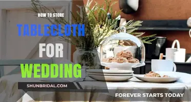 Elegant Wedding Tablecloth Storage Tips for Long-Lasting Preservation