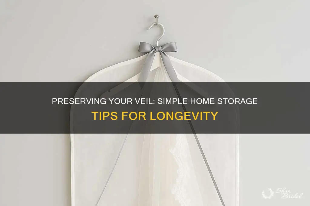 how to store veil at home