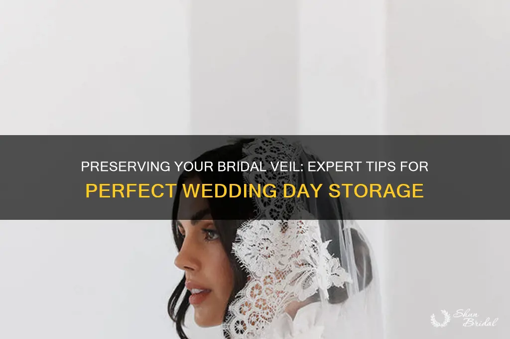 how to store veil until wedding