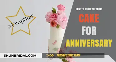 Preserving Your Wedding Cake: A Guide to Perfect Anniversary Storage