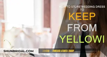 Preserving Your Wedding Dress: Avoid Yellowing and Discoloration