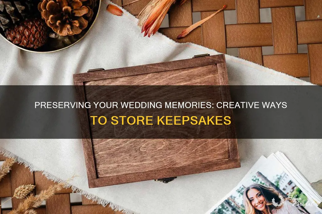 how to store wedding keepsakes