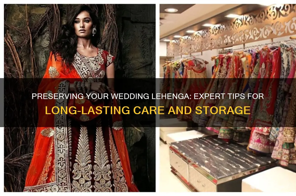 how to store wedding lehenga