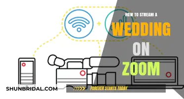 Streaming Your Wedding on Zoom: A Step-by-Step Guide
