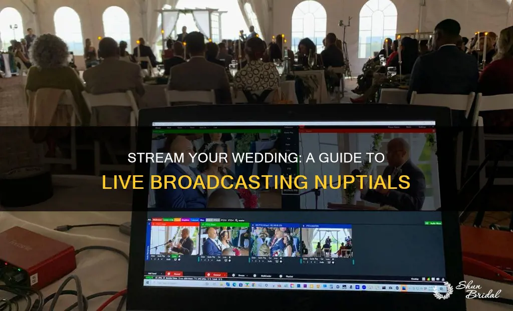 how to stream a wedding