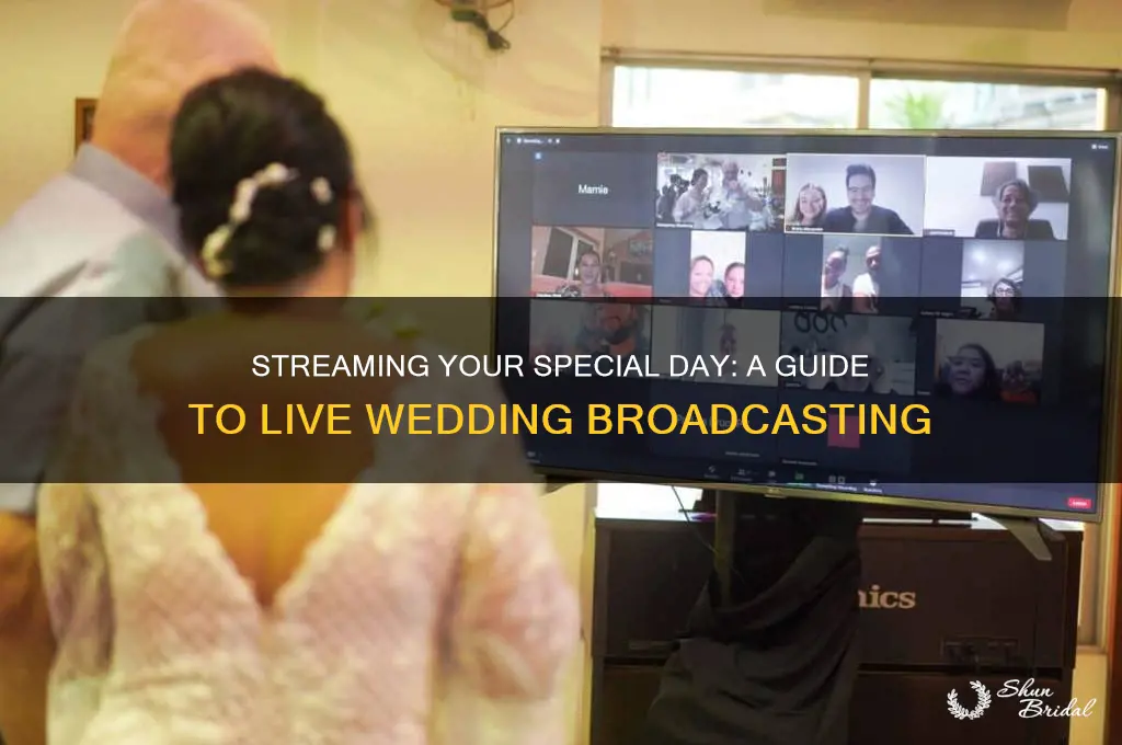 how to stream my wedding