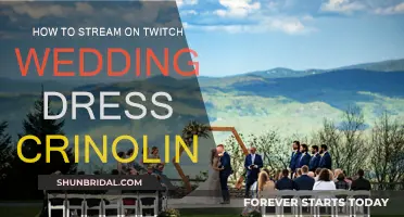 Stream Your Wedding Dress Prep on Twitch