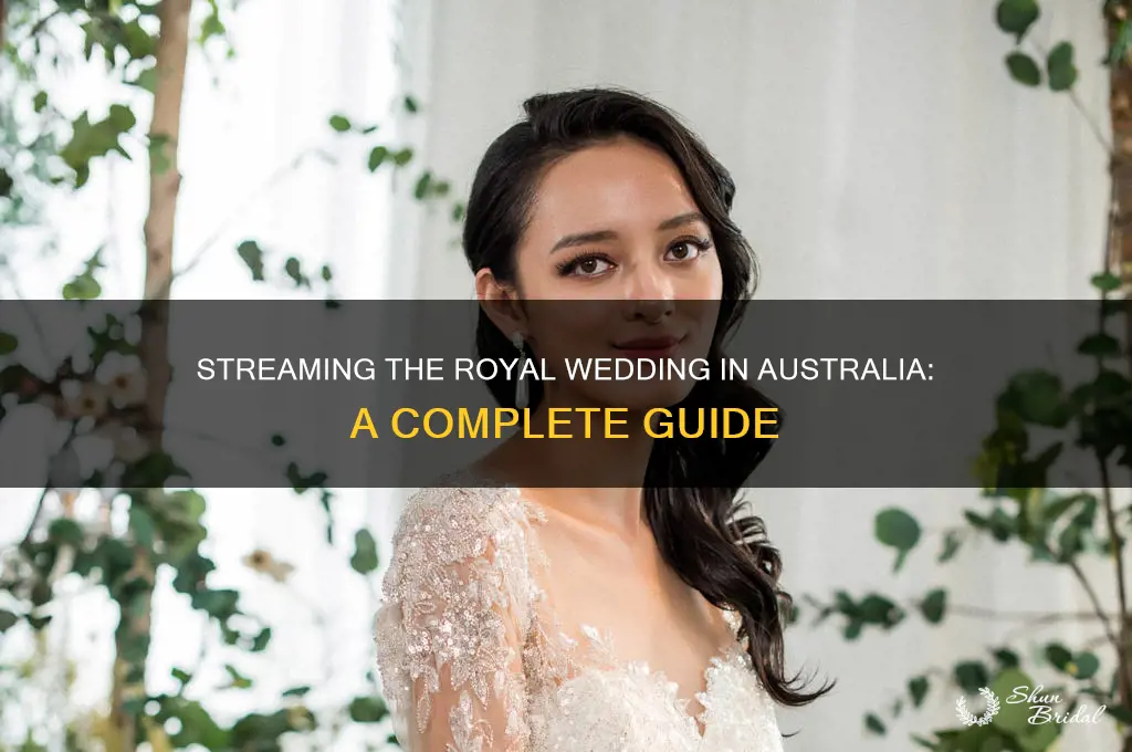 how to stream royal wedding australia