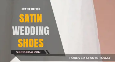 Perfect Fit: Stretching Satin Wedding Shoes for Comfort and Elegance