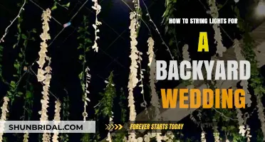 Elegant Backyard Wedding Lighting: A Step-by-Step Guide to String Lights