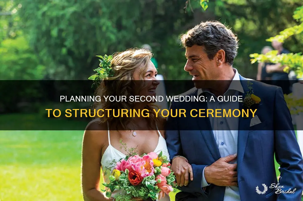 how to structure a second wedding ceremony