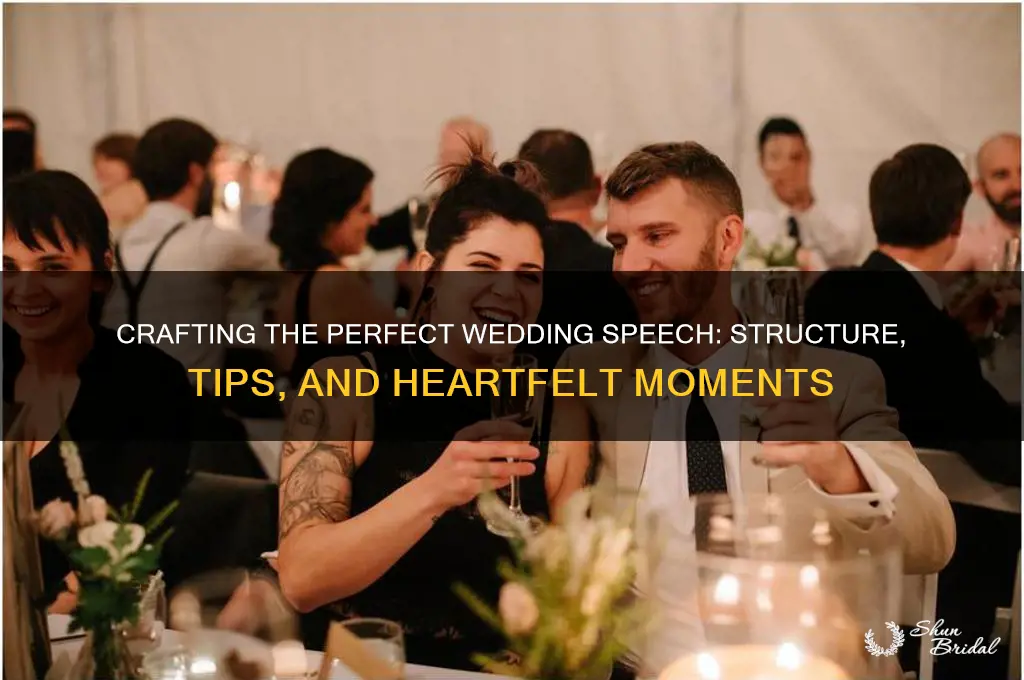 how to structure a wedding speach