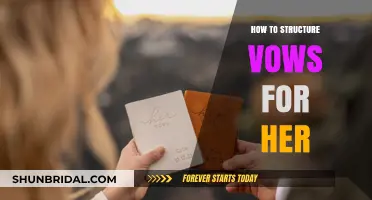 Crafting Heartfelt Wedding Vows: A Guide to Structuring Promises for Her