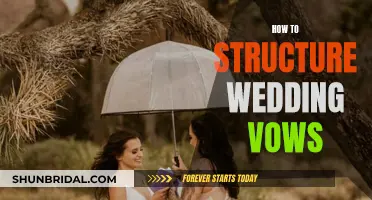 Crafting Wedding Vows: Structure and Style