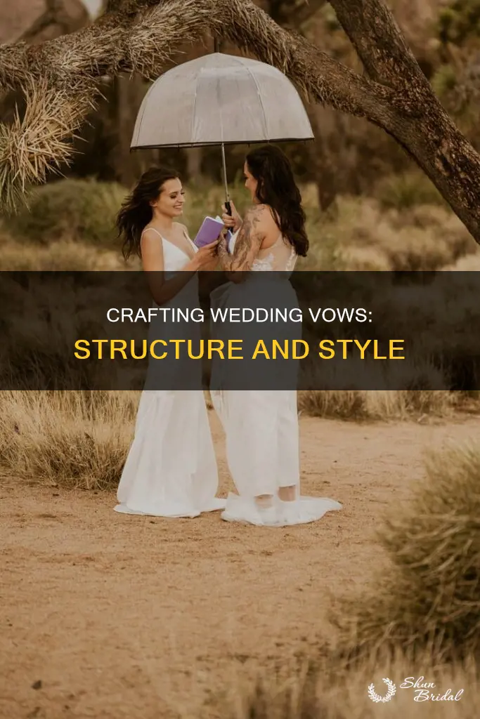 how to structure wedding vows