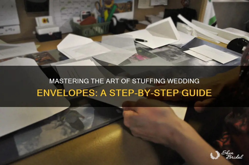 how to stuff a wedding envelope