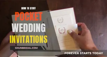 Guide to Stuffing Pocket Wedding Invitations Perfectly