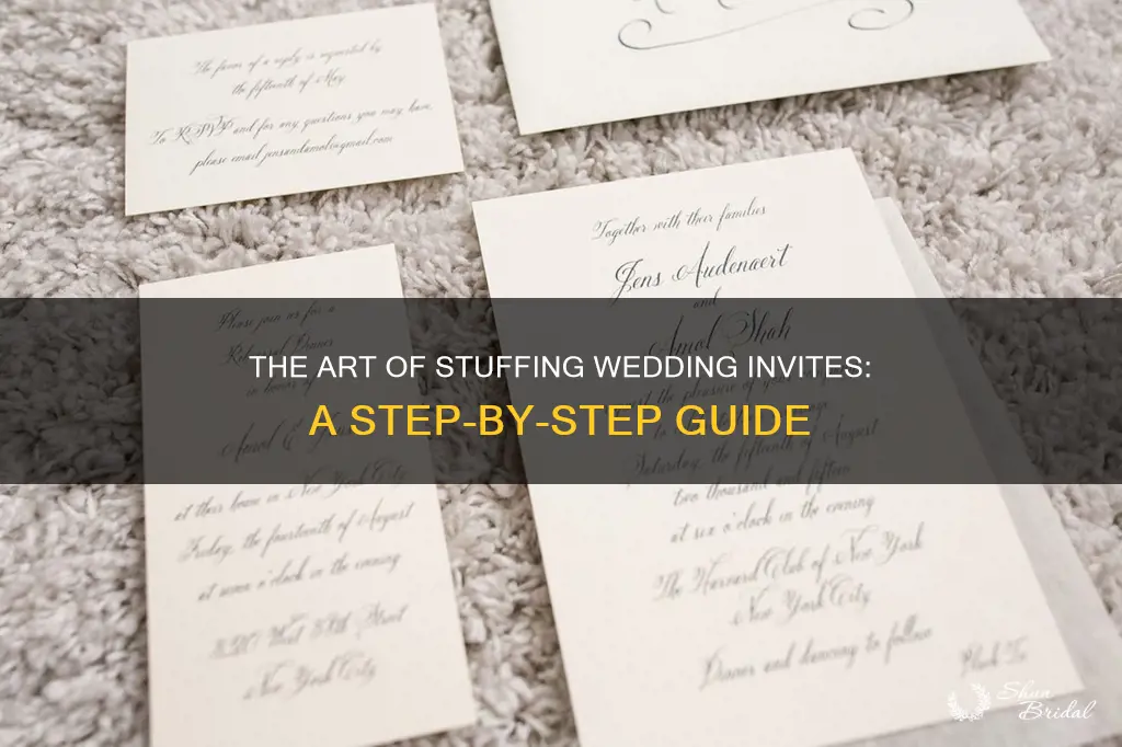 how to stuff wedding invites