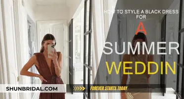 Styling a Black Dress for a Summer Wedding