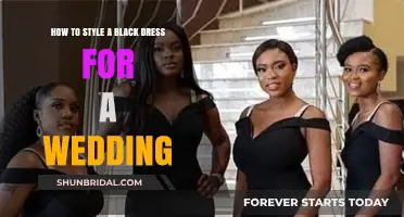 Black Dress Wedding Styling: Simple, Chic, and Timeless