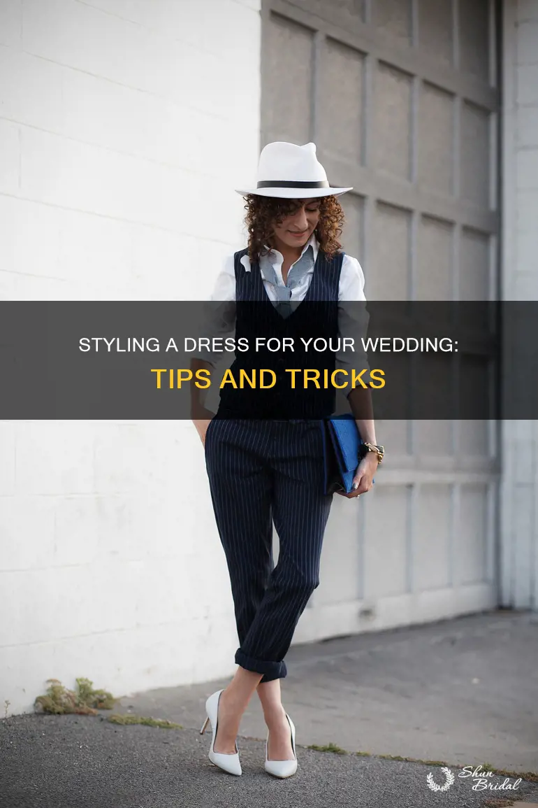 how to style a dress for a wedding