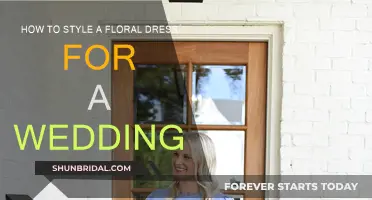 Style a Floral Dress for Your Wedding, Here's How
