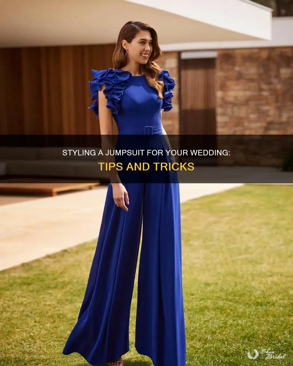 how to style a jumpsuit for a wedding