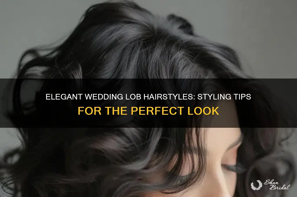 how to style a lob for a wedding