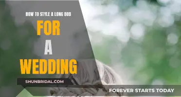 Styling a Long Bob for Your Wedding: Tips and Tricks