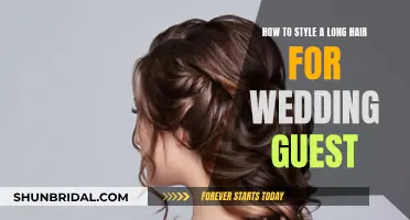 Elegant Wedding Guest Hairstyles: Long Hair, Timeless Elegance