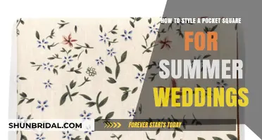 Summer Wedding Elegance: Mastering the Pocket Square Style Effortlessly
