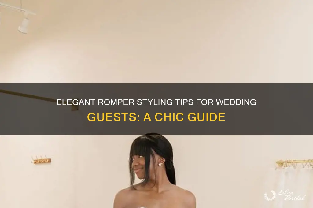 how to style a romper for a wedding
