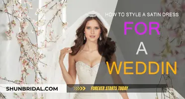 Styling a Satin Dress for Your Wedding: Tips and Tricks