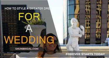 Styling a Sweater Dress for Your Big Day