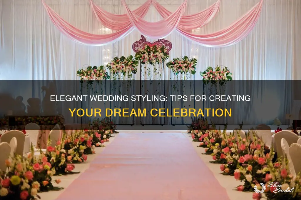 how to style a wedding