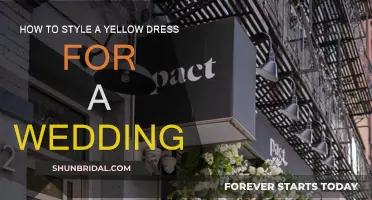 Style Guide: Yellow Dress Wedding Looks
