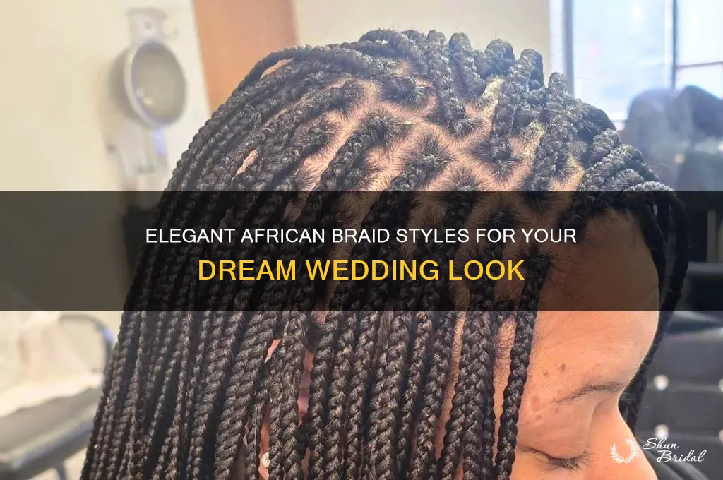 how to style african braids for a wedding