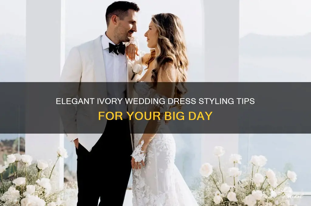 how to style an ivory wedding down