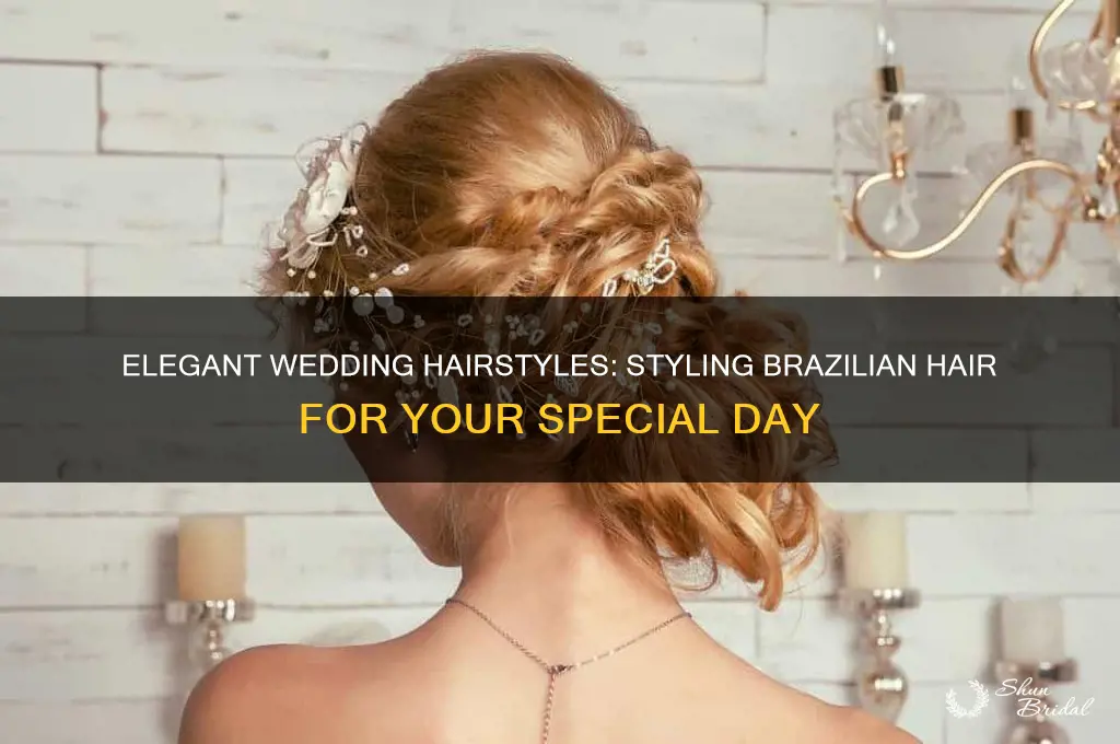 how to style brazilian hair for wedding