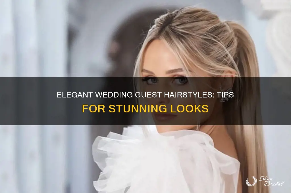 how to style hair for wedding guest
