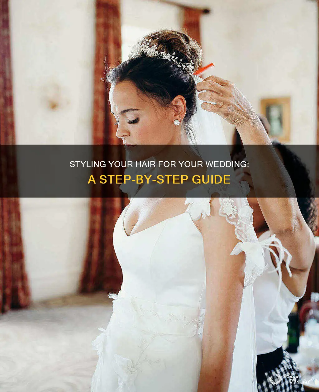 how to style hair for wedding